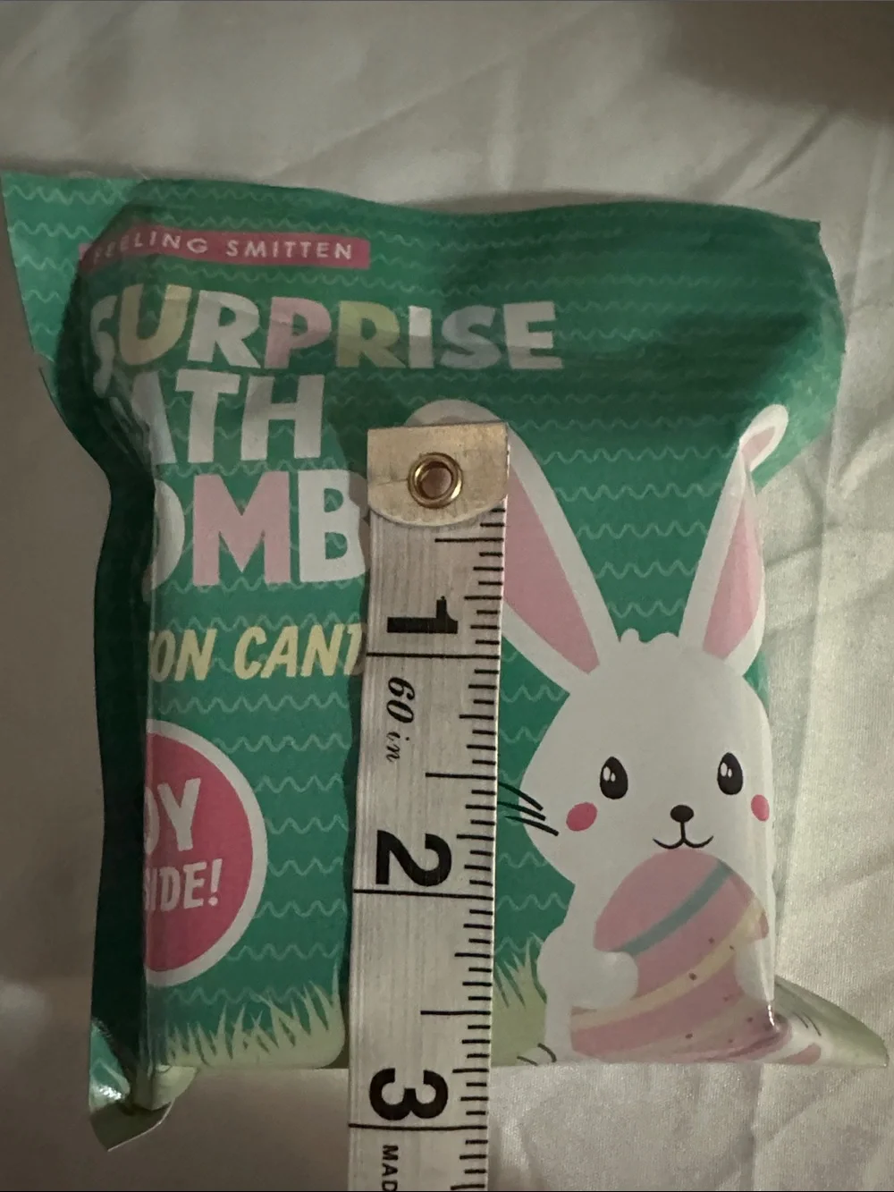 Feeling Smitten Cotton Candy Surprise Bath Bomb Toy Inside Vegan Cruelty Free